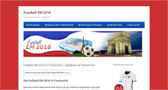 Desktop Screenshot of fussball-em-2016.com