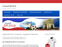 Tablet Screenshot of fussball-em-2016.com